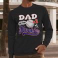 Dad Rookie Of Year 1st Birthday Baseball Theme Matching Men Long Sleeve T-Shirt