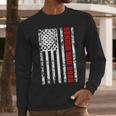 Dad Senior 2026 Proud Dad Of A Class Of 2026 Graduate Flag Men Long Sleeve T-Shirt