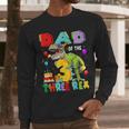 Dad Of The Three Rex 3Rd Birthday Boy Dinosaur T-Rex Men Long Sleeve T-Shirt Dad Of The Three Rex 3Rd Birthday Boy Dinosaur T-Rex Men Long Sleeve T-Shirt