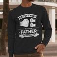 Dad Of Twins 2024 Father Twice As Cool Father's Day Twin Dad Men Long Sleeve T-Shirt