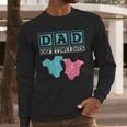 Dad Of Twins Family Daddy Fathers Day Future Parents Men Long Sleeve T-Shirt