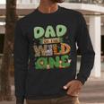 Dad Of The Wild One Birthday Family Matching Party Decor Men Long Sleeve T-Shirt