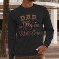 Dad Of The Wild One Cowboy Western Rodeo Party Matching Men Long Sleeve T-Shirt