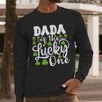 Dada Of The Lucky One First Birthday St Patrick's Day Men Long Sleeve T-Shirt