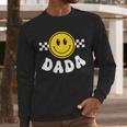 Dada One Happy Dude Birthday Theme 1st Family Matching Mom Men Long Sleeve T-Shirt