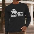 Daddy Bear 3 Cubs Shirt Daddy Bear 3 Kids Tshirt Dad 3 Kids Men Long Sleeve T-Shirt