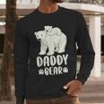 Daddy Bear And Cub Polar Bear Men Long Sleeve T-Shirt