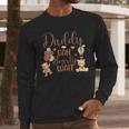 Daddy Can Bearly Wait Bear Gender Neutral Boy Baby Shower Men Long Sleeve T-Shirt