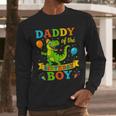 Daddy Of The Birthday Boy T-Rex Dinosaur Birthday Party Men Long Sleeve T-Shirt