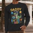 Daddy Of The Birthday Party Outfit Dinosaur Squad Dad Men Long Sleeve T-Shirt
