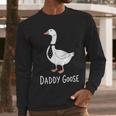 Daddy Goose Fun Father's Day Tee For Dad Men Long Sleeve T-Shirt