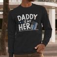 Daddy Is My Hero Kids Police Thin Blue Line Law Enforcement Small Men Long Sleeve T-Shirt Daddy Is My Hero Kids Police Thin Blue Line Law Enforcement Small Men Long Sleeve T-Shirt