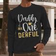Daddy Of Mr Onederful 1st Birthday First One-Derful Matching Men Long Sleeve T-Shirt