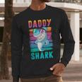 Daddy Shark Retro Vintage Dad Men Long Sleeve T-Shirt Daddy Shark Retro Vintage Dad Men Long Sleeve T-Shirt