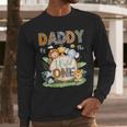 Daddy Of The Wild One 1St Birthday Kids Safari Jungle Men Long Sleeve T-Shirt