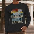 DaddysaurusRex Dinosaur Daddy Saurus Family Matching Men Long Sleeve T-Shirt