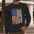Dance Dad US American Flag Shirt Dancer Dancing Father Men Men Long Sleeve T-Shirt Dance Dad US American Flag Shirt Dancer Dancing Father Men Men Long Sleeve T-Shirt