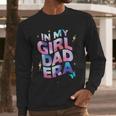 In My Daughter Era Dad Life Soft Pastel Pride Theme Men Long Sleeve T-Shirt