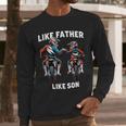 Dirt Bike Family Father Son Motocross Off-Road MX Dad Boys Men Long Sleeve T-Shirt