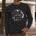 Disney Pet Parent Father’s Day Disney Cats Best Cat Dad Ever Men Long Sleeve T-Shirt