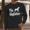 The DogfatherShirt Boxer Dog Lover Shirt For Men Dad Men Long Sleeve T-Shirt