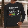 Expectant Dad To Be Gamer Pregnancy Announcement Player 3 Men Long Sleeve T-Shirt