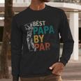 Fathers Day Golfer Dad Golfing Best Papa By Par Golf Men Long Sleeve T-Shirt