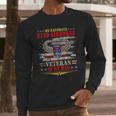 My Favorite 82nd Airborne Is My Dad Veteran Father's Day Men Long Sleeve T-Shirt
