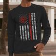Firefighter Husband Father Fireman For Dad Men Long Sleeve T-Shirt