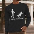 German Shepherd Dad Dinosaur GSD Owners Father's Day Men Long Sleeve T-Shirt German Shepherd Dad Dinosaur GSD Owners Father's Day Men Long Sleeve T-Shirt