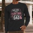 This Girl Loves Hunting With Her Dad Pink Deer Hunter Men Long Sleeve T-Shirt This Girl Loves Hunting With Her Dad Pink Deer Hunter Men Long Sleeve T-Shirt