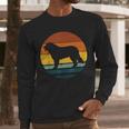 Golden Mountain Vintage Retro Mum Dad Dog Men Women Kids Men Long Sleeve T-Shirt