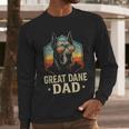 Great Dane Dad Vintage Men Long Sleeve T-Shirt