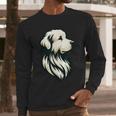 Great Pyrenees Pyr Minimalist Simple Dog Mom Dad Boys Girls Men Long Sleeve T-Shirt