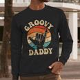 Groovy Daddy 70s Aesthetic Nostalgia 1970's Retro Groovy Dad Men Long Sleeve T-Shirt