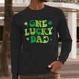 Groovy St Patrick's Day Apparel One Lucky Dad Shirt Small Modern Groovy St Patrick's Day Shirt Men Long Sleeve T-Shirt Groovy St Patrick's Day Apparel One Lucky Dad Shirt Small Modern Groovy St Patrick's Day Shirt Men Long Sleeve T-Shirt
