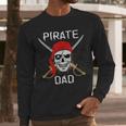 Halloween Pirate Skull Apparel Pirate Dad V-Neck Short Sleeve Cotton 100 T-Shirt Small Men Long Sleeve T-Shirt