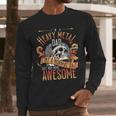 Heavy Metal Cooler Dad Punk Rock Music Lover Men Long Sleeve T-Shirt