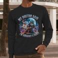 I'm A Beast Alpha Man Alpha Wolves Jokes Dad Papa Alpha Wolf Men Long Sleeve T-Shirt