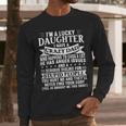 I'm a Lucky Daughter I Have Crazy Dad Daddy Family Men Long Sleeve T-Shirt