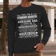 I'm A Stubborn Daughter But My Freaking Awesome Dad Men Long Sleeve T-Shirt