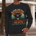 Labrador Retriever Dad Black Lab Dad Men Long Sleeve T-Shirt