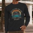 I Leveled Up To First Time Daddy Soon To Be Dad Men Long Sleeve T-Shirt