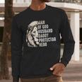 Man Of God Husband Daddy Protector Hero Lion Father's Day Men Long Sleeve T-Shirt