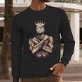I Am Man King Powerful Dad Afro Melanin Black History Men Long Sleeve T-Shirt