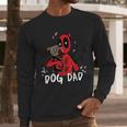 Marvel Super Heroes Pets Deadpool Loves Dogpool Dog Dad Men Long Sleeve T-Shirt