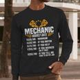 Mechanic Men Dad Hourly Rate Car Auto Garage Mechanic Men Long Sleeve T-Shirt Mechanic Men Dad Hourly Rate Car Auto Garage Mechanic Men Long Sleeve T-Shirt