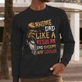 Men Anime Father's Day Anime Dad Except Way Cooler Men Long Sleeve T-Shirt