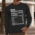 Miftees Fathers Day Tees Dad Nutrition Facts Men Long Sleeve T-Shirt