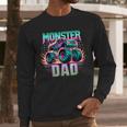 Monster Truck Dad Monster Truck Are My Jam Truck Lovers Men Long Sleeve T-Shirt